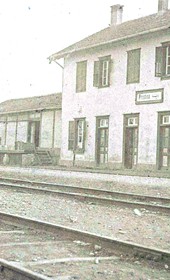 Prishtina, Kosovo. “Prishtina railway station.” Sultan Abdul Hamid Photo Collection, Istanbul University Library, No. 90623-0038