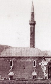 Skopje, Macedonia. Karili Mehmed Bey Mosque, before 1901. Sultan Abdul Hamid Photo Collection, Istanbul University Library, No. 90436-25(27)