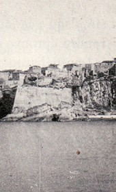 AD008: "The Venetian fortress of Dulcigno," now Ulqin/Ulcinj in Montenegro (Photo: Alexandre Degrand, 1890s).