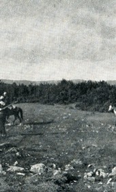 OVG038: Crossing the Peshter mountains southwest of Novi Pazar (Photo: Major Spaits 1912).