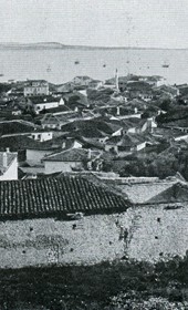 Grothe1902.221: View of Durrës and the bay, taken from the citadel (Photo: Hugo Grothe, 1902).