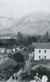 Grothe1912.073: Road to the port at Pristan in Bar, Montenegro (Photo: Hugo Grothe, 1912).