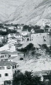 Grothe1912.097: View of Stari Bar [Old Antivari], Montenegro, seen from the southwest (Photo: Hugo Grothe, 1912).
