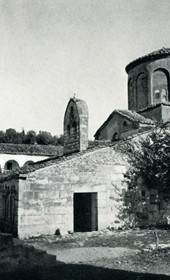 EVL108: The Orthodox monastery of Ardenica in the district of Lushnja (Photo: Erich von Luckwald, ca. 1936).