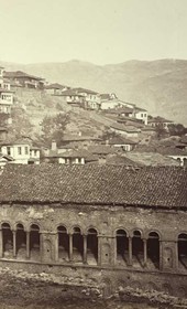Josef Székely VUES IV 41077
Ohrid (Ochrida): Westansicht der Sofienmoschee. Ende September 1863