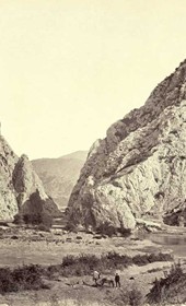 Josef Székely VUES IV 41097
Demir Kapi: view from inside the gorge. October 1863