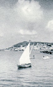 FW016B: “In the bay of Durrës” (Photo: Friedrich Wallisch, 1931).