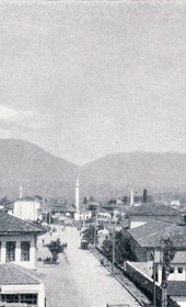 FW017A: “The capital, Tirana, lies between the large plain and the mountains” (Photo: Friedrich Wallisch, 1931).